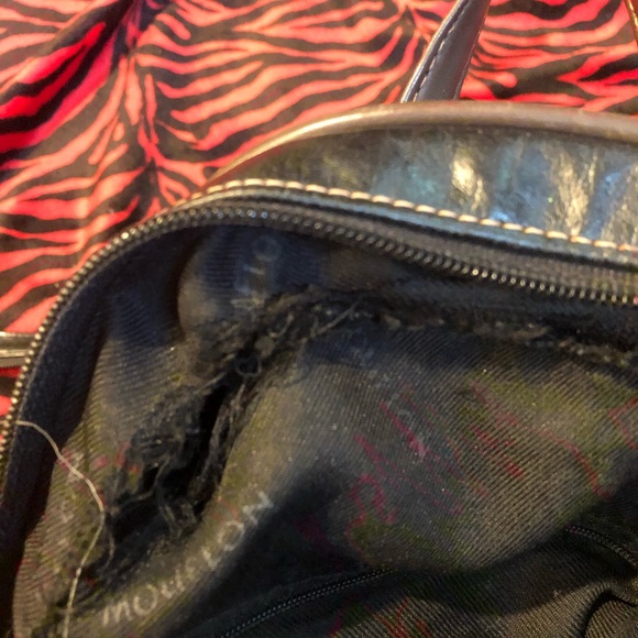 90s leather mini bag - Picture 3 of 3